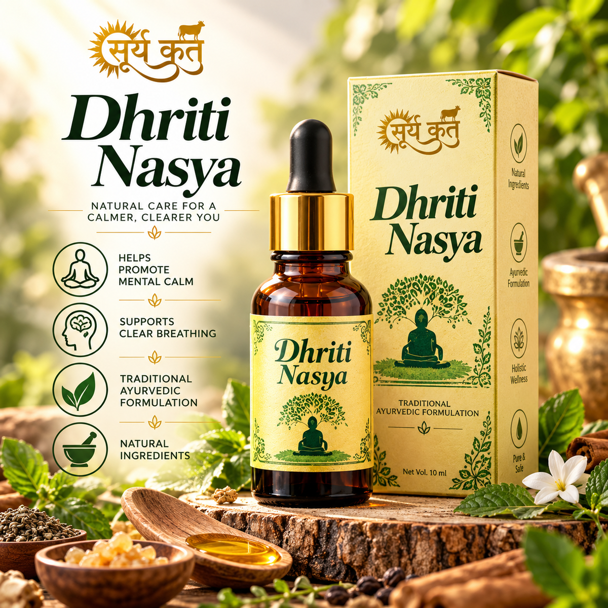 Surya Ketu – Dhriti Nasya